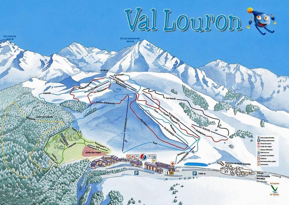 Appart 4-6 Pers Au Pied Des Pistes - Val Louron Génos 외부 사진